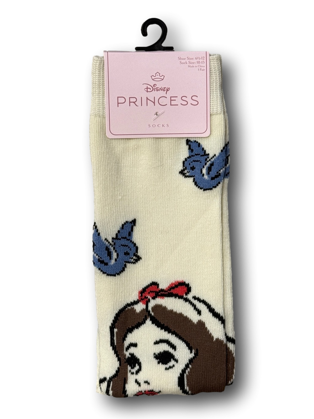 3/$20 Snow White Disney Princess Funny Novelty Crew Socks - NWT